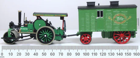1:76 Fred Dibnah's Aveling & Porter Steam Roller with Living Van - Image 4
