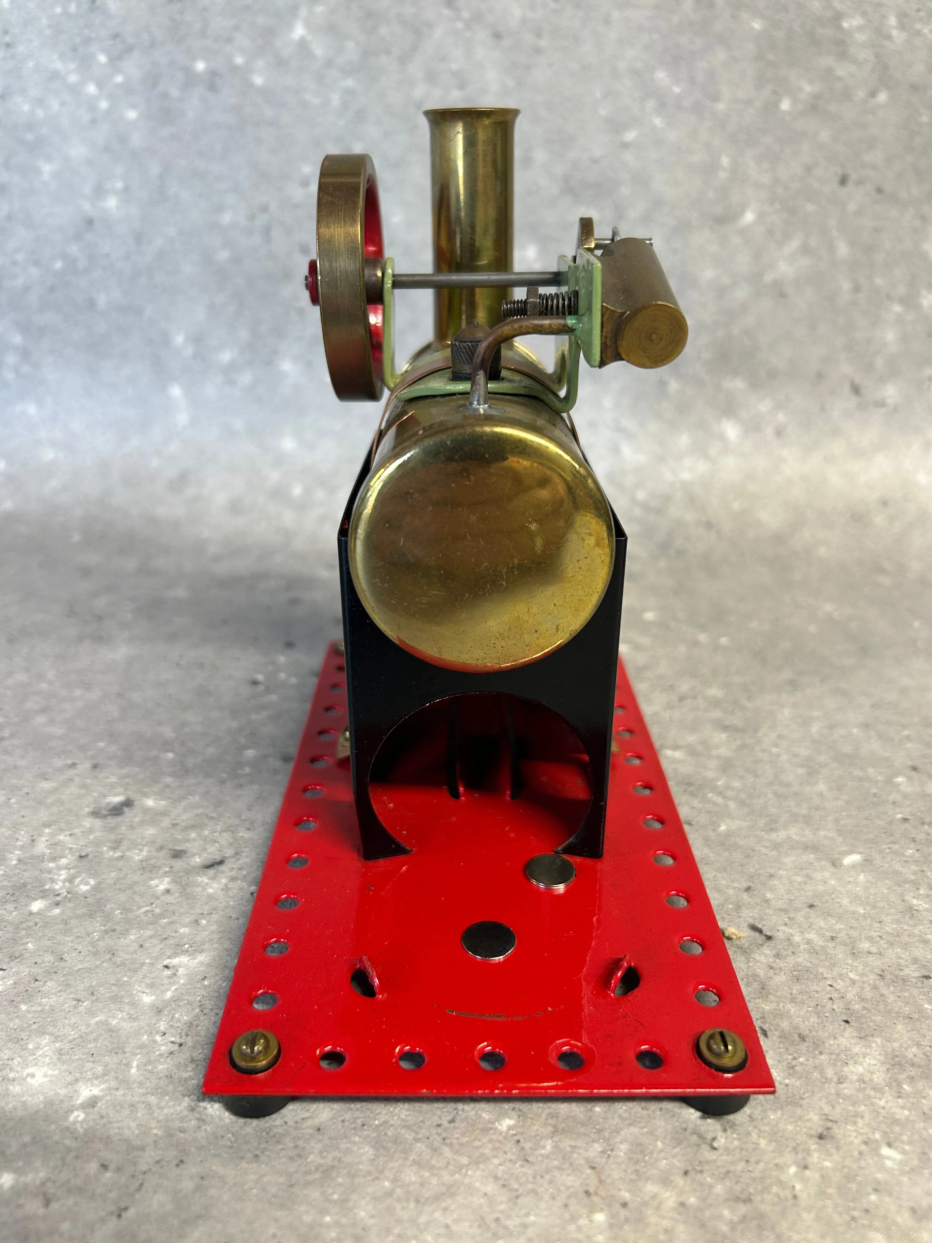 Early Mamod Minor (MM2) Brass Flywheel/ Flat-Base Stationary Engine - Image 5